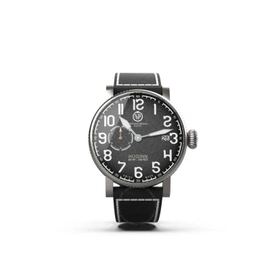 Stefano Braga Huginn Automatic Black Dial Men's Watch Huginn-b-nr-06vnr In Black / Grey
