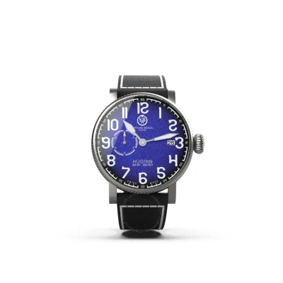 Stefano Braga Huginn Automatic Blue Dial Men's Watch Huginn-b-bu-06vnr In Black / Blue / Grey