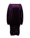 Stefano De Lellis Woman Midi Dress Plum Size 8 Pes - Polyethersulfone, Elastane In Purple