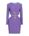 Stefano De Lellis Woman Mini Dress Mauve Size 6 Pes - Polyethersulfone, Elastane In Purple