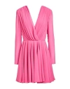 Stefano De Lellis Woman Mini Dress Magenta Size 6 Pes