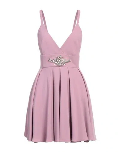 Stefano De Lellis Woman Mini Dress Pink Size 6 Pes