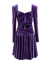 Stefano De Lellis Woman Mini Dress Purple Size 6 Polyester, Elastane In Purple