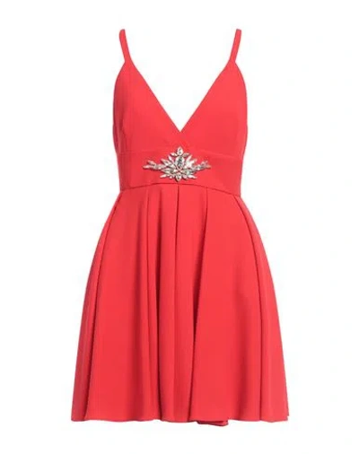 Stefano De Lellis Woman Mini Dress Red Size 8 Pes