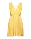 Stefano De Lellis Short Dresses In Yellow
