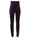 Stefano De Lellis Woman Pants Purple Size 8 Pes, Elastane