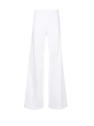 STEFANO MORTARI BASIC TROUSERS,N26043 001 WHITE