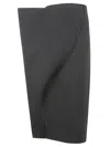 Stefano Mortari Scuba Skirt In Grey