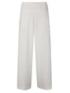 Stefano Mortari Pantalone Cady Con Elastico Vita In White