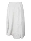 Stefano Mortari Pleat Effect High-waisted Skirt