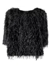 Stefano Mortari Comfort Fit Short Sleeve Top With Round Neckline In Black