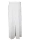 Stefano Mortari Palazzo Linen Pants In 白色