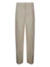 Stefano Mortari Linen Trousers In Neutrals