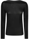 Stefano Mortari Tshirt Cashmere Modal Rullino In Black