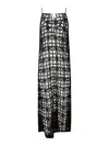 Stefano Mortari Crochet Midi Dress In Black