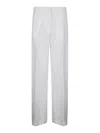 Stefano Mortari High-waisted Linen Trousers