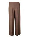 Stefano Mortari Linen Palazzo Trousers