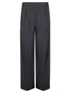 Stefano Mortari Elegant Trousers With Pleats In Blue