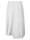 Stefano Mortari Pleat Effect High-waisted Skirt