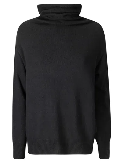 Stefano Mortari Pull Collo Alto Con Dettaglio Zip In Black