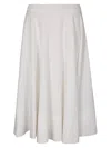 Stefano Mortari Flowing Half-circle Skirt In White