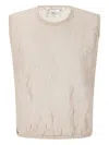 Stefano Mortari Sleeveless Tank Top In Neutrals