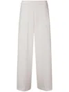 Stefano Mortari Pantalone Cady Con Elastico Vita In White