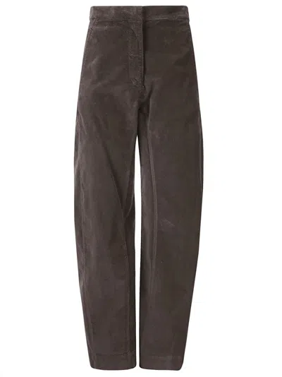 STEFANO MORTARI STRAIGHT MOLESKIN TROUSERS