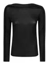 Stefano Mortari Tshirt Cashmere Modal Rullino In Black