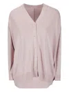 Stefano Mortari V-neck Cardigan In Neutral