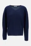 Stefano Mortari V Neck Pullover In Blue