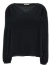 Stefano Mortari V Neck Pullover In Black