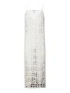 Stefano Mortari Floral Embroidered Top With Net-like Effect In White