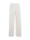 Stefano Mortari White Wide Leg Pants