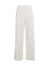 Stefano Mortari White Wide Leg Pants In White