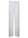 Stefano Mortari High-waisted Linen Trousers