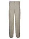Stefano Mortari Linen Trousers In Gray