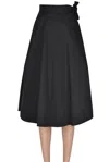 Stefano Mortari Wide Skirt In Black