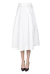 Stefano Mortari Wide Skirt In White