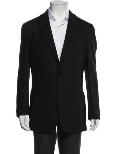 Pre-owned Stefano Ricci 2020 Overcoat In Black
