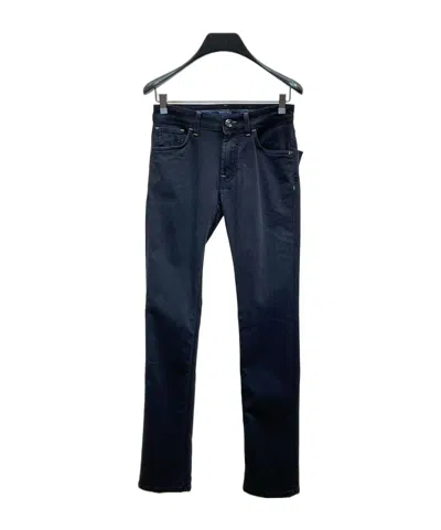 Stefano Ricci Belt-loop Jeans In Black
