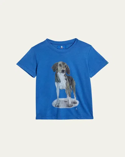 Stefano Ricci Kids' Boys' Short-sleeve Tee In Blue