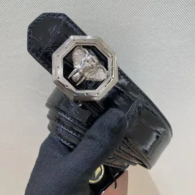 Stefano Ricci Buckle Belt In Black