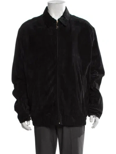 Pre-owned Stefano Ricci Calfskin Jacket In Blue