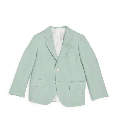 Stefano Ricci Kids' Cashmere Blazer In Green