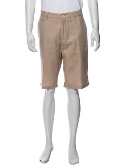 Pre-owned Stefano Ricci Cashmere Chino Shorts In Neutrals