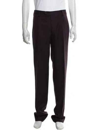 Pre-owned Stefano Ricci Cashmere Dress Pants In Purple
