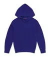 Stefano Ricci Cashmere Hoodie In Blue