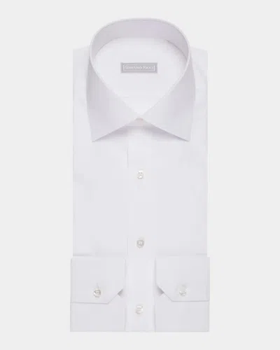 Stefano Ricci Classic Cotton Button-front Shirt In White