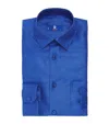 Stefano Ricci Cotton-linen Shirt In Blue